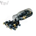 Edible Black & Golden Mix Sprinkles (25gm)