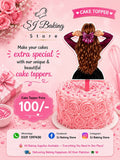 Girl Cake Topper (Design 2)