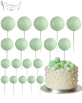 Light Green Color Faux Balls