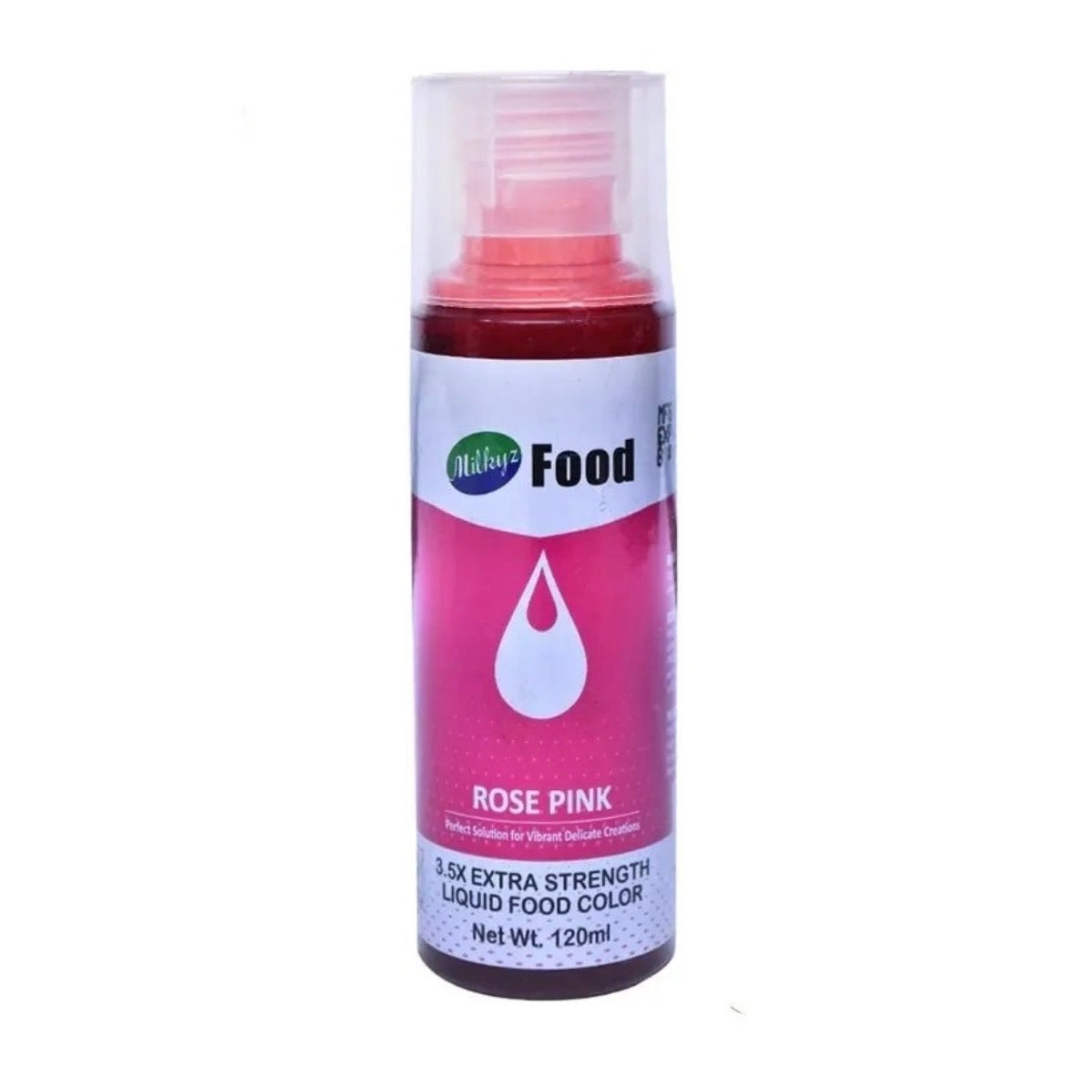 Rose Pink Food Color Milkyz 120ML Bottle