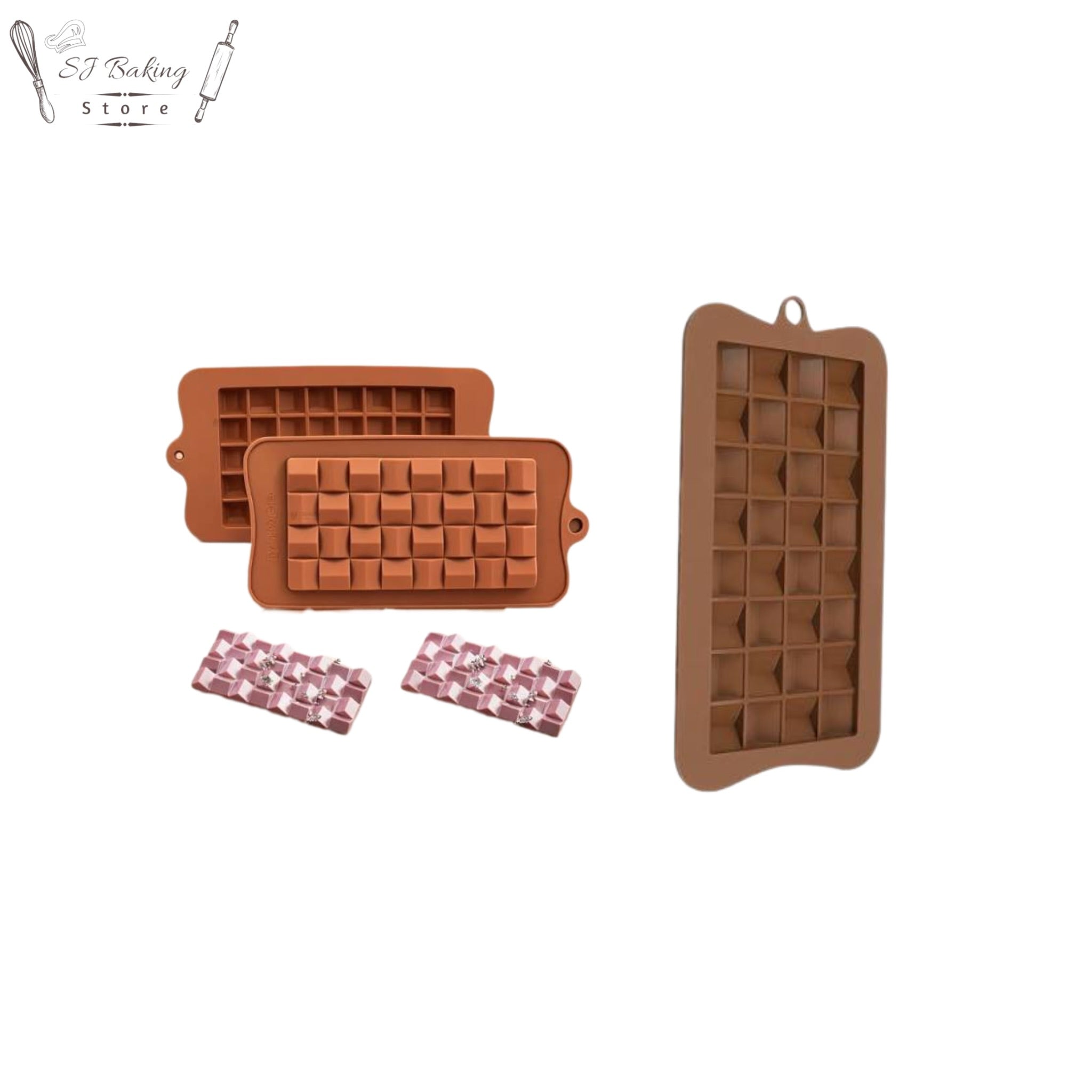 3D design Chocolate Bar Silicone Mold