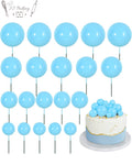 Sky Blue Color Faux Balls