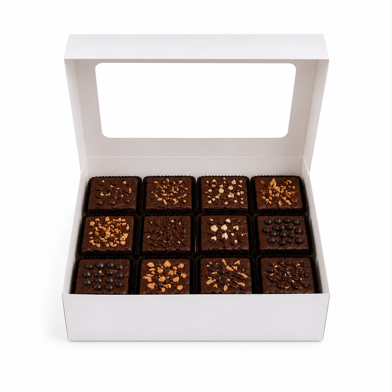 12 Brownie Window Box