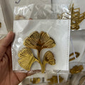 Gingko Leaves Acrylic Tag Pack of 5 ( design 1)