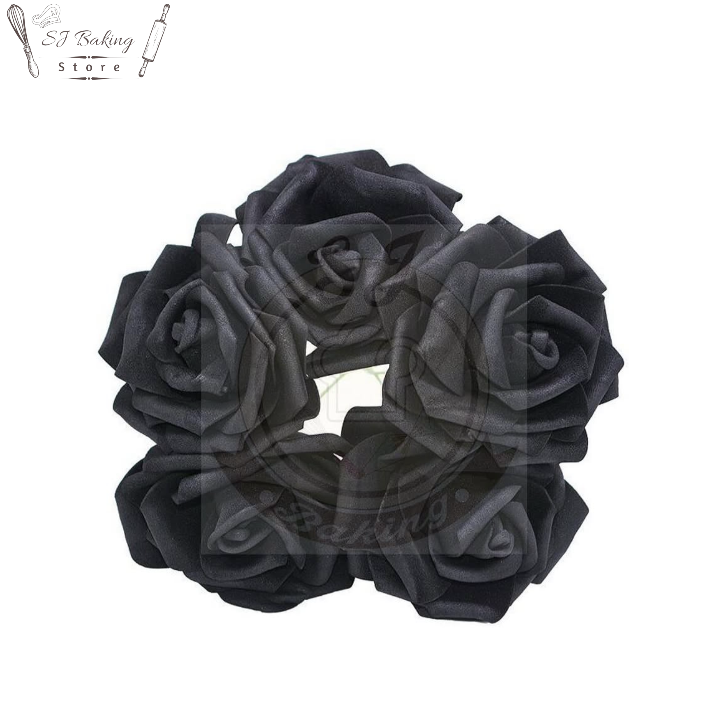 Fomic Flower Black Colour