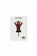 Purple Doll Cake Topper