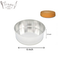 6 Inch Silver Round Cake Pan