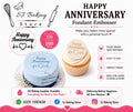 Happy Anniversary (design 3) Fondant Embosser