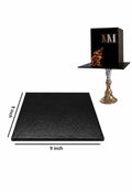 9inch Black Square Normal Cake Base