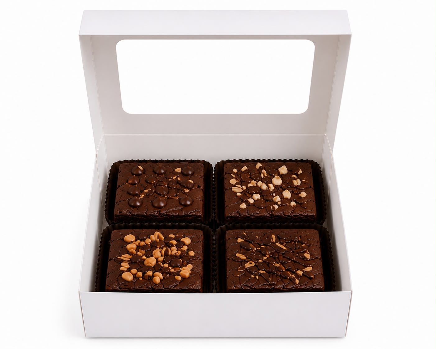 4 Brownie Window Box