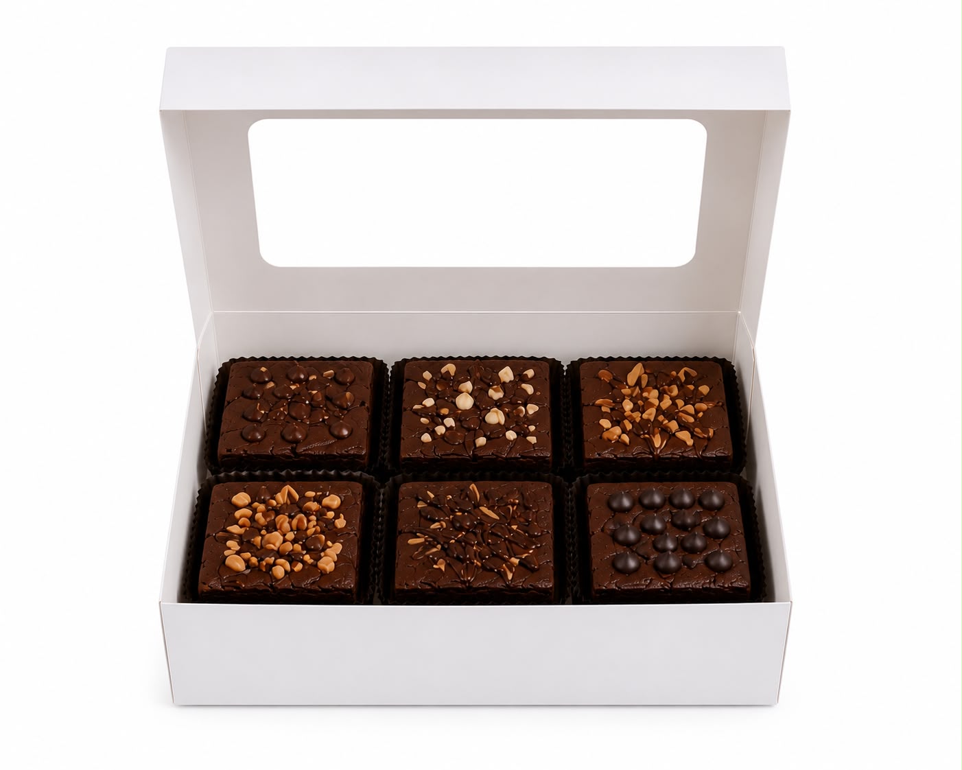 6 Brownie Window Box