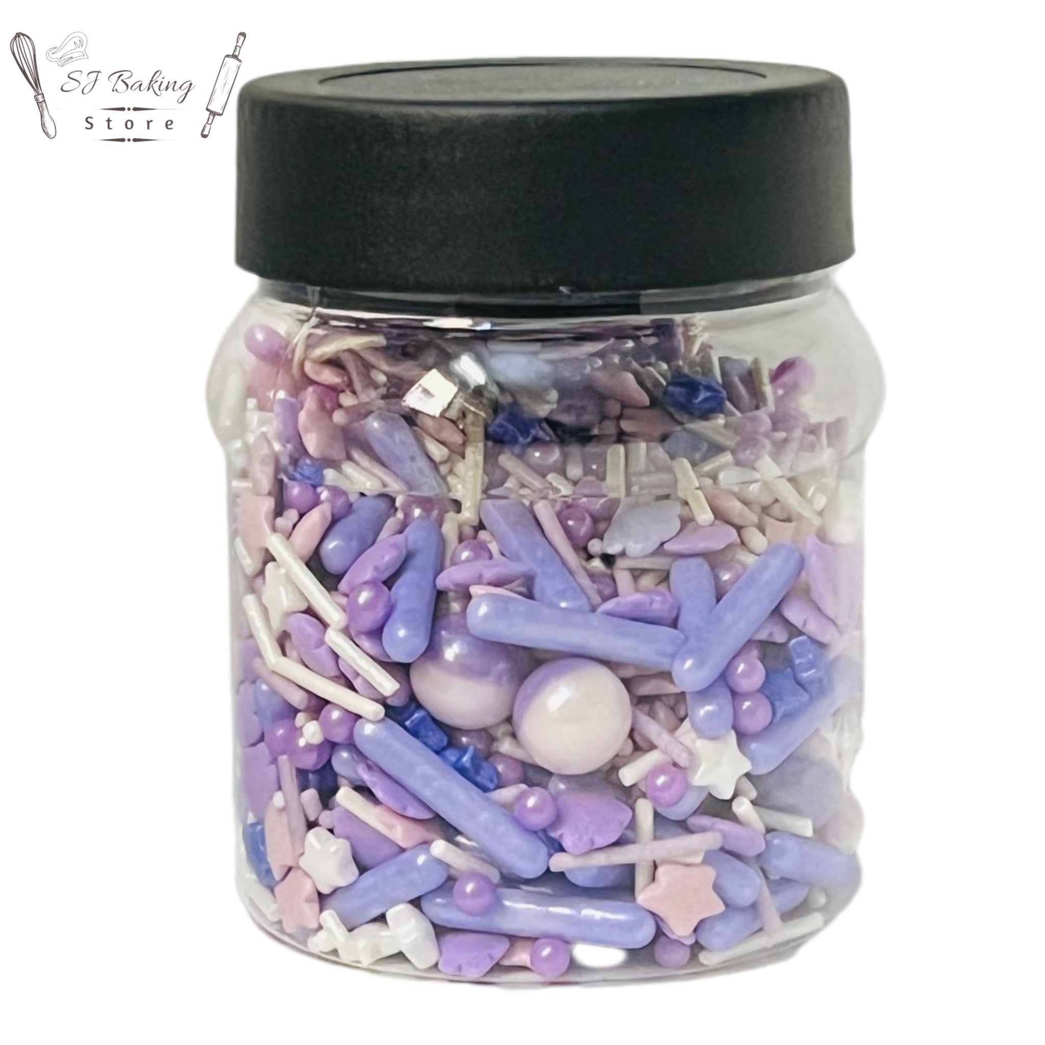 Edible Purple Mix Sprinkles (100gm)