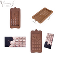 Melted Chocolate Bar Silicone Mold