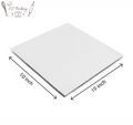 10 Inch White Sqaure Cake Base