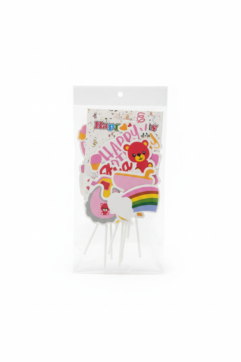 Happy Birthday Character Cake Topper
