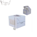 12*12*12 White Window Cake Box