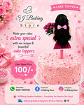 Girl Cake Topper (Design 3)