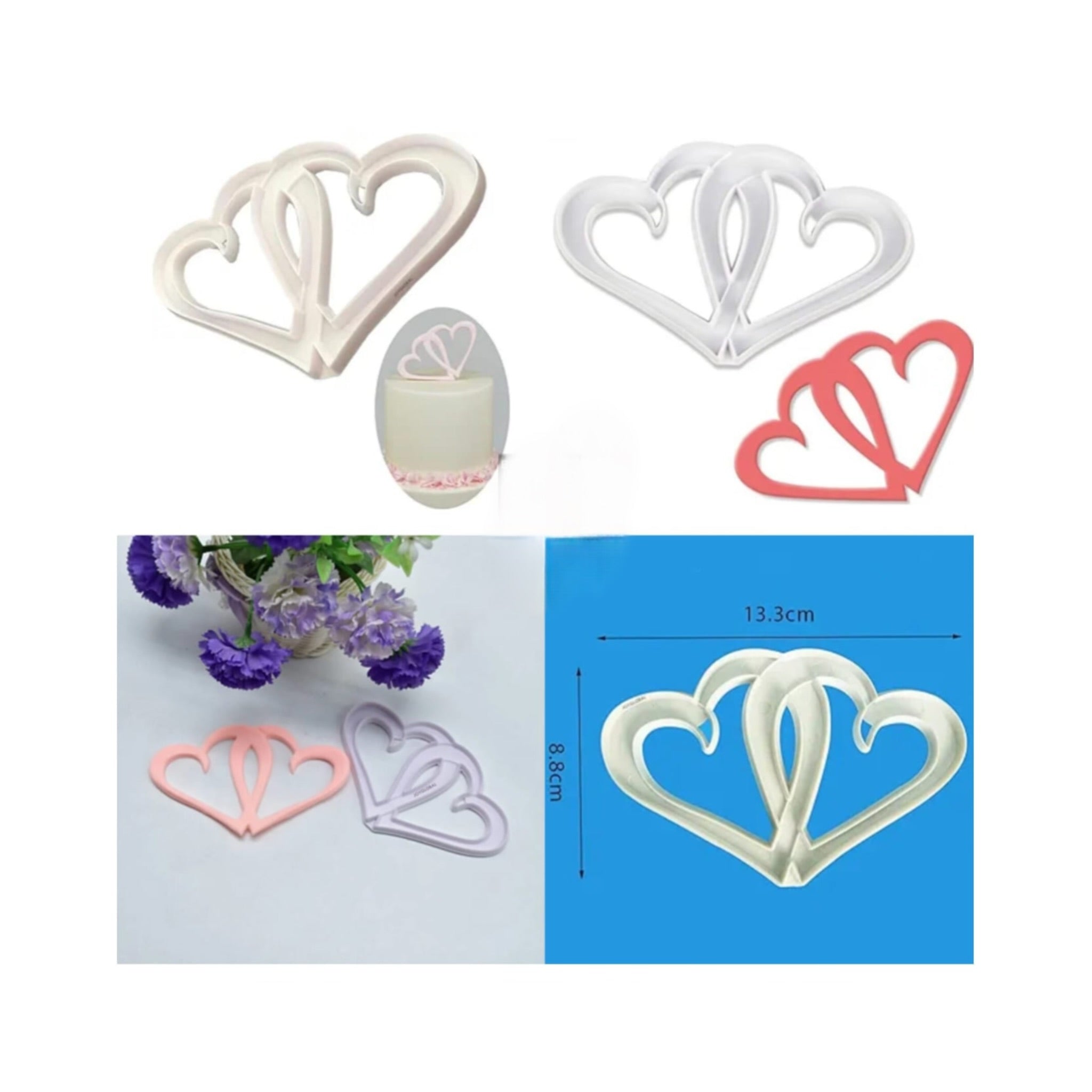 Entwined Heart-shaped Cutters
