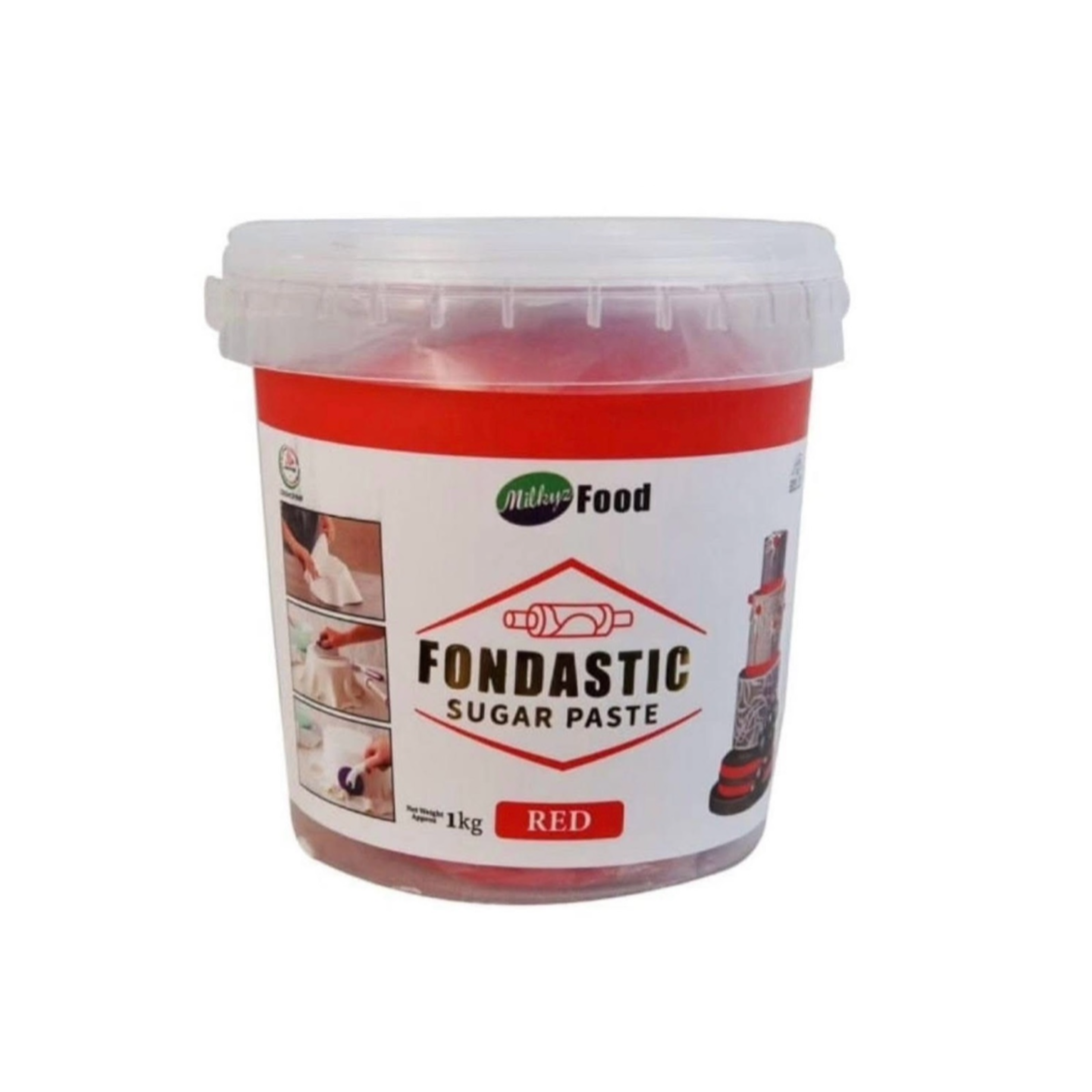 Milkyz Food Red Fondant 500gm