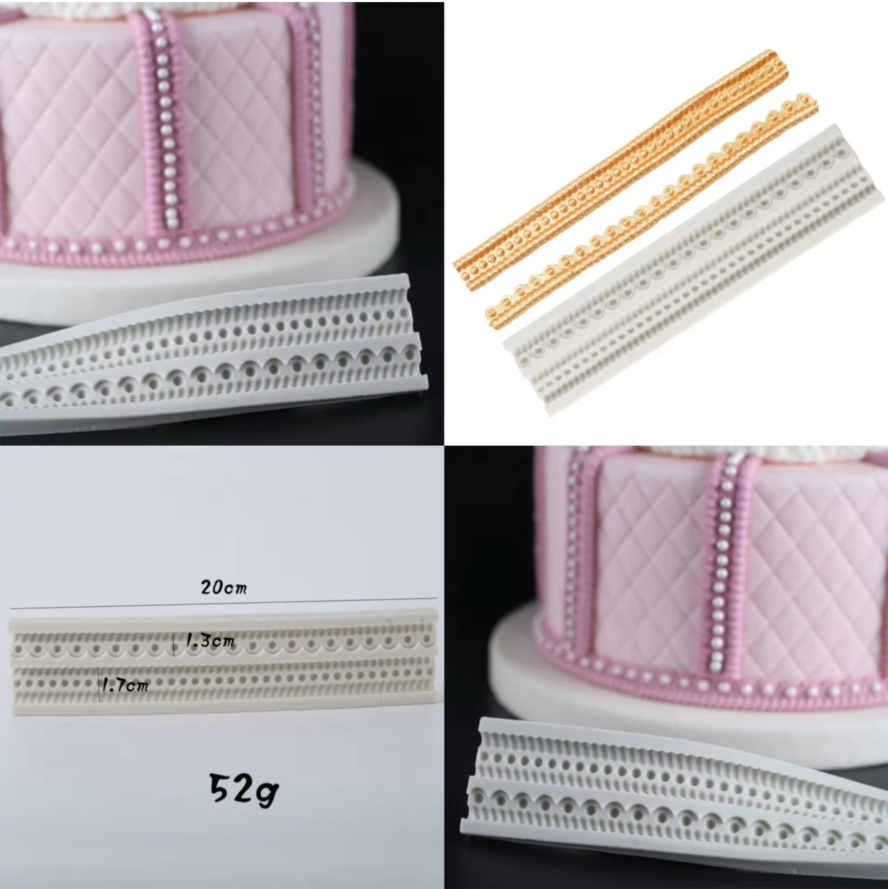 Bead Pearl Silicone Fondant Mold