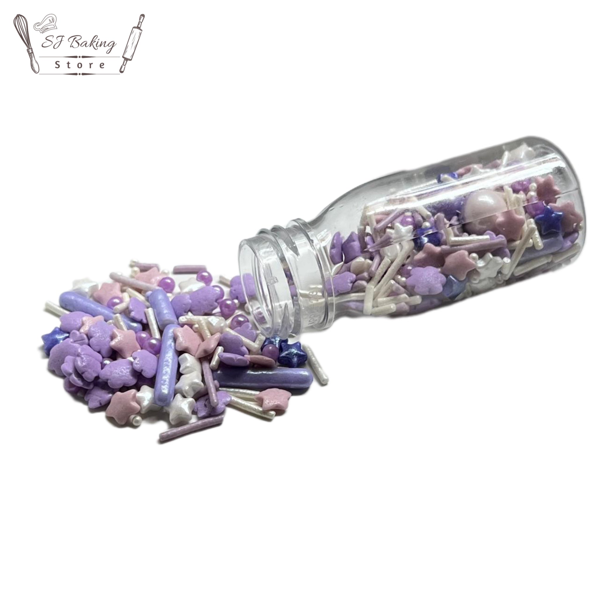 Edible Purple Mix Sprinkles (25gm)