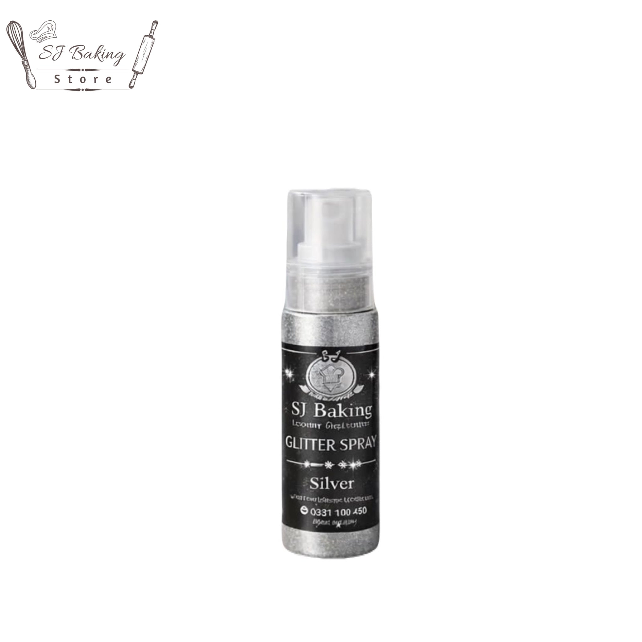 Edible Silver Gliter Spray