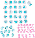 36pcs Alphabet & Number Plunger Cutter Set