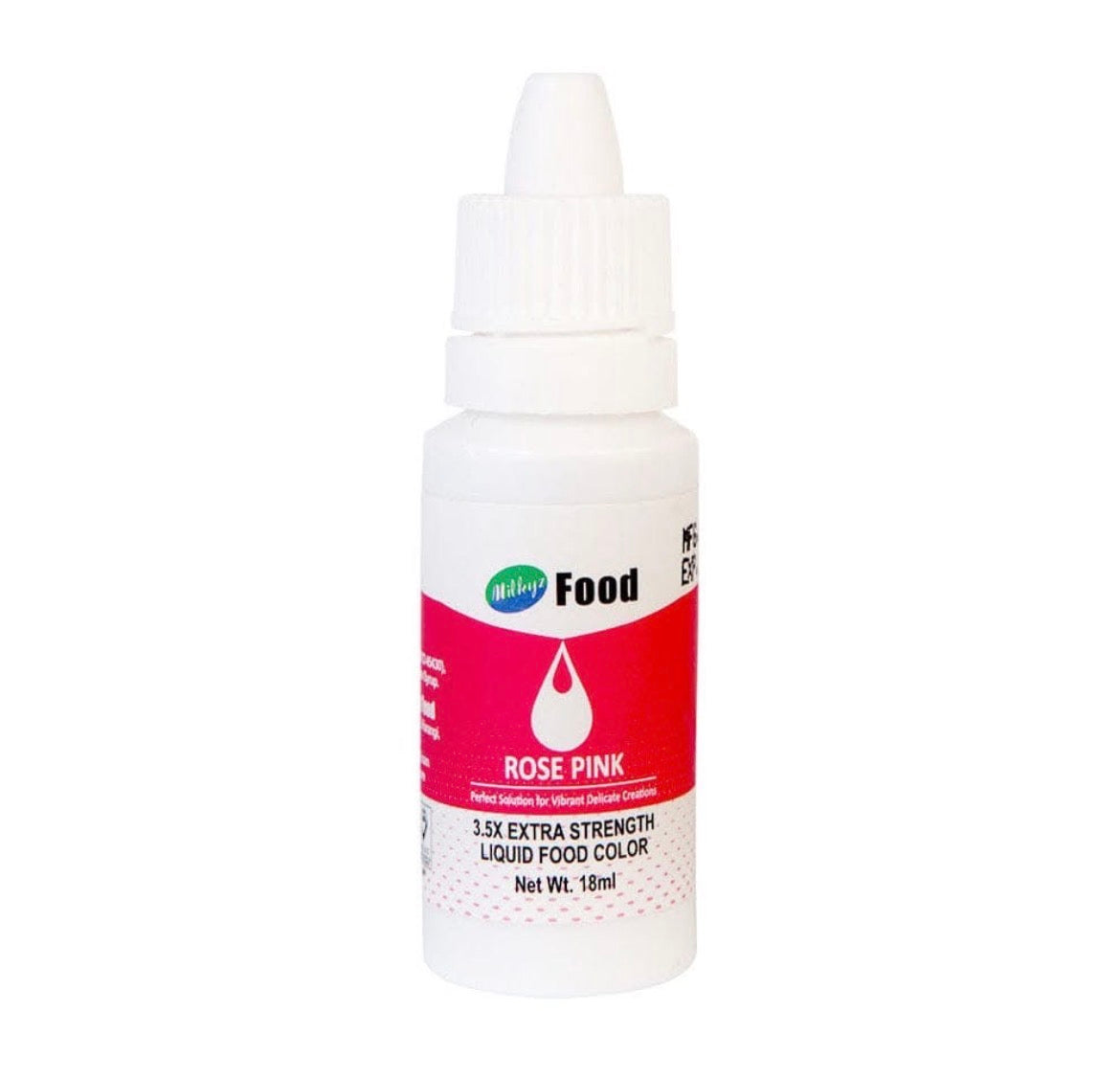 Milkyz Food Rose Pink Liquid Food Color 18ML