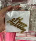 Happy Anniversary Acrylic Tags Pack of 5 (design 2)