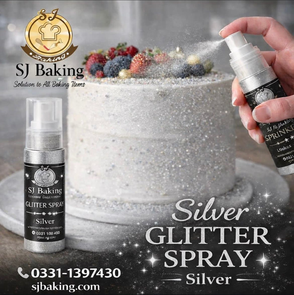 Edible Silver Gliter Spray