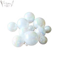 Transparent White Color Faux Balls Topper