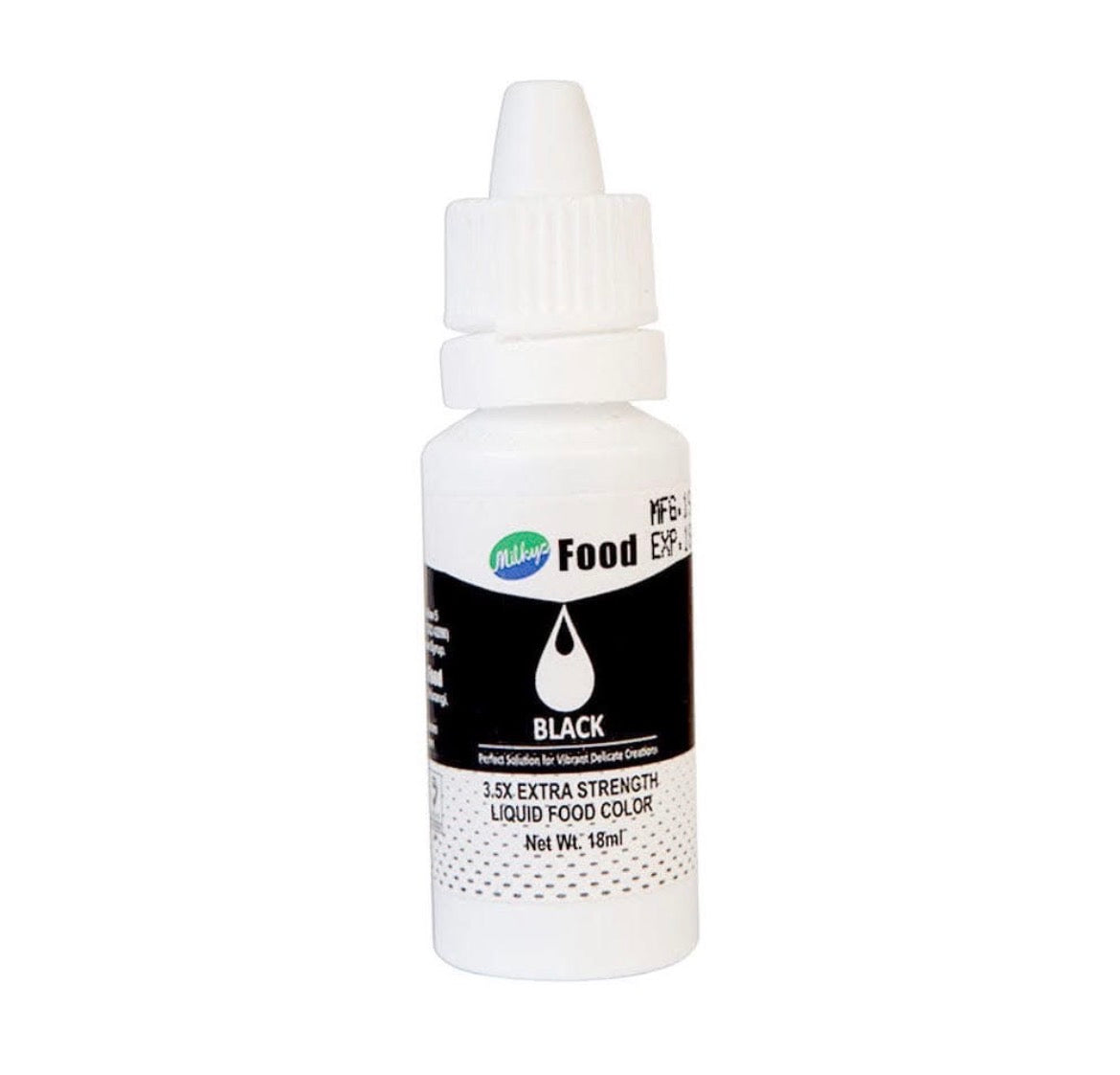 Milkyz Food Black Liquid Food Color 18ML