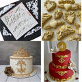 Dholki Vintage Silicone Fondant Mold