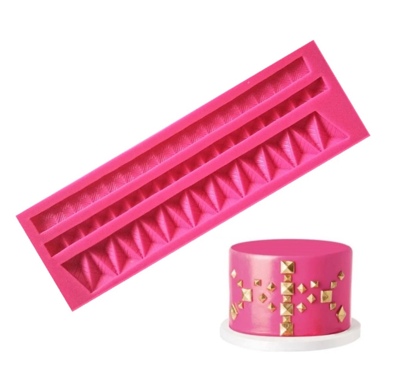 Pyramid Stud Silicone Fondant Mold
