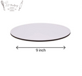 9 Inch White Round Cake Base