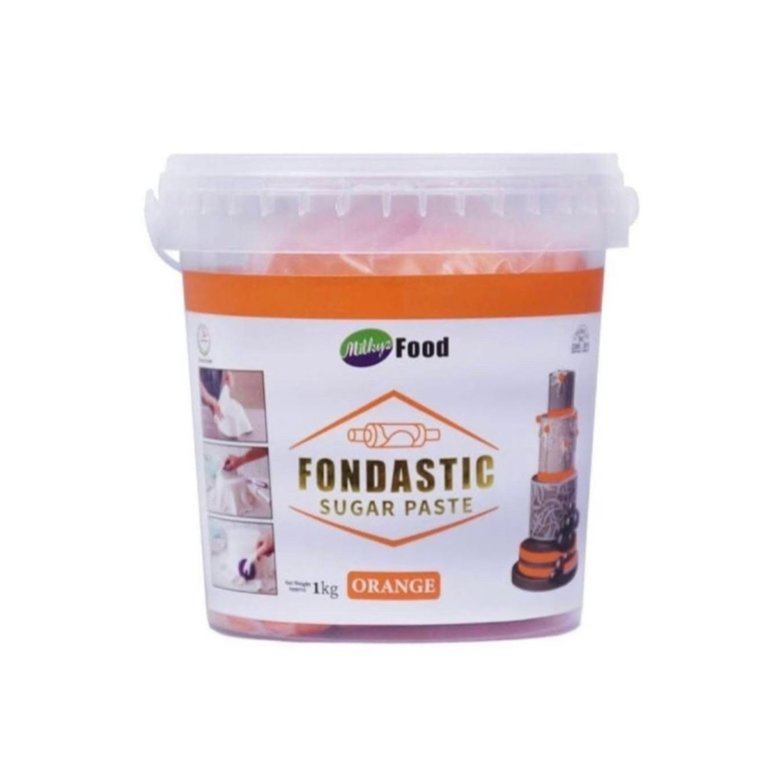 Milkyz Food Orange Fondant 1Kg