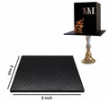 8inch Black Square Normal Cake Base