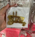 Happy Birthday Acrylic Tag Pack of 5 (design 4)