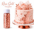 Large Rose Gold Foil Flakes