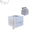 7*7*4 White Window Cake Box