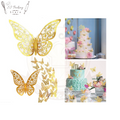Artificial Golden Butterflies