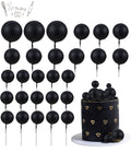 Black Color Faux Balls