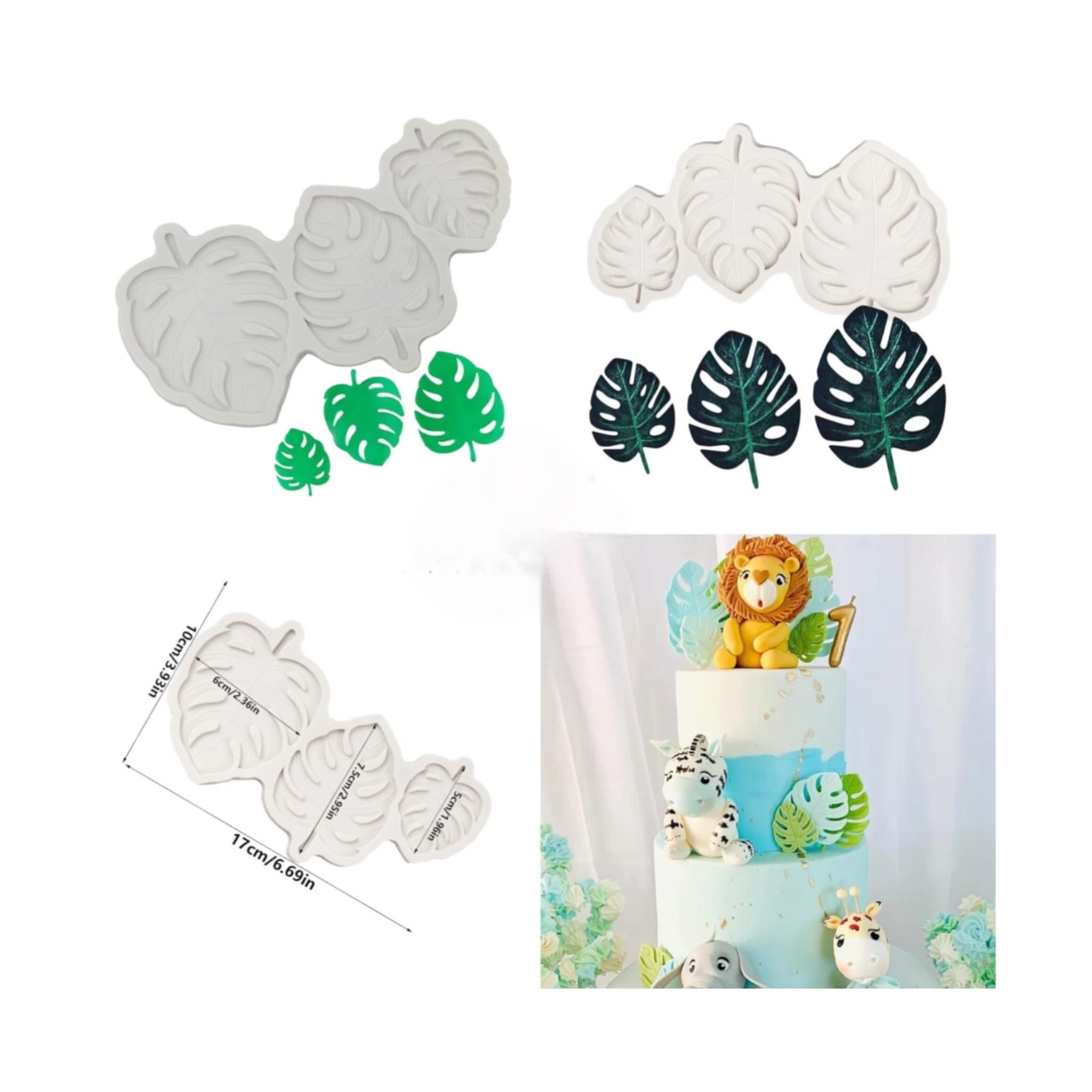 Palm Leaf Silicone Fondant Mold