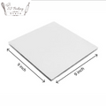 9 Inch White Sqaure Cake Base