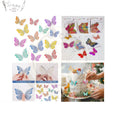 Artificial Glitter Multi Butterflies