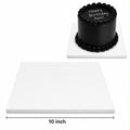 10inch Wooden Drum Square Cake Board