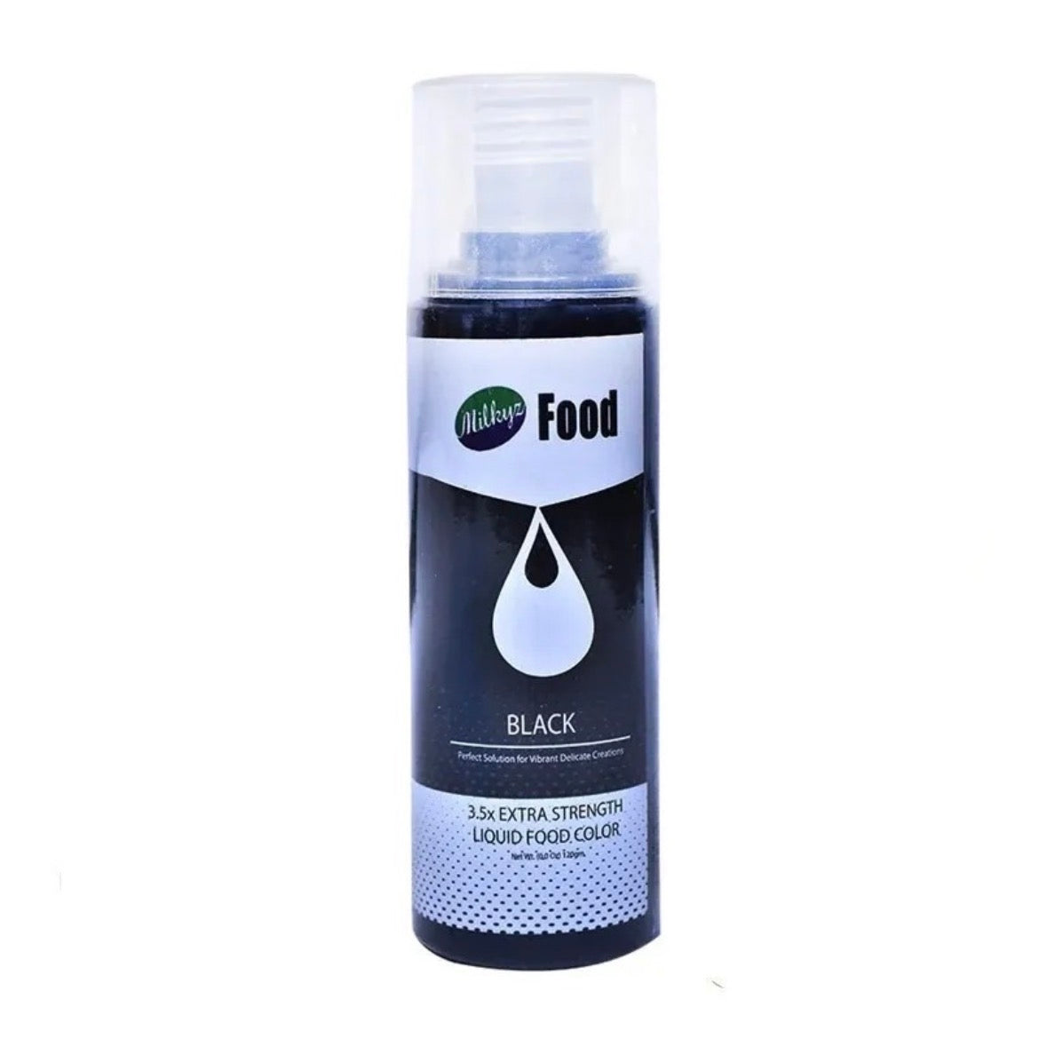 Black Food Color Milkyz 120ML Bottle