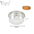8 Inch Silver Round Cake Pan