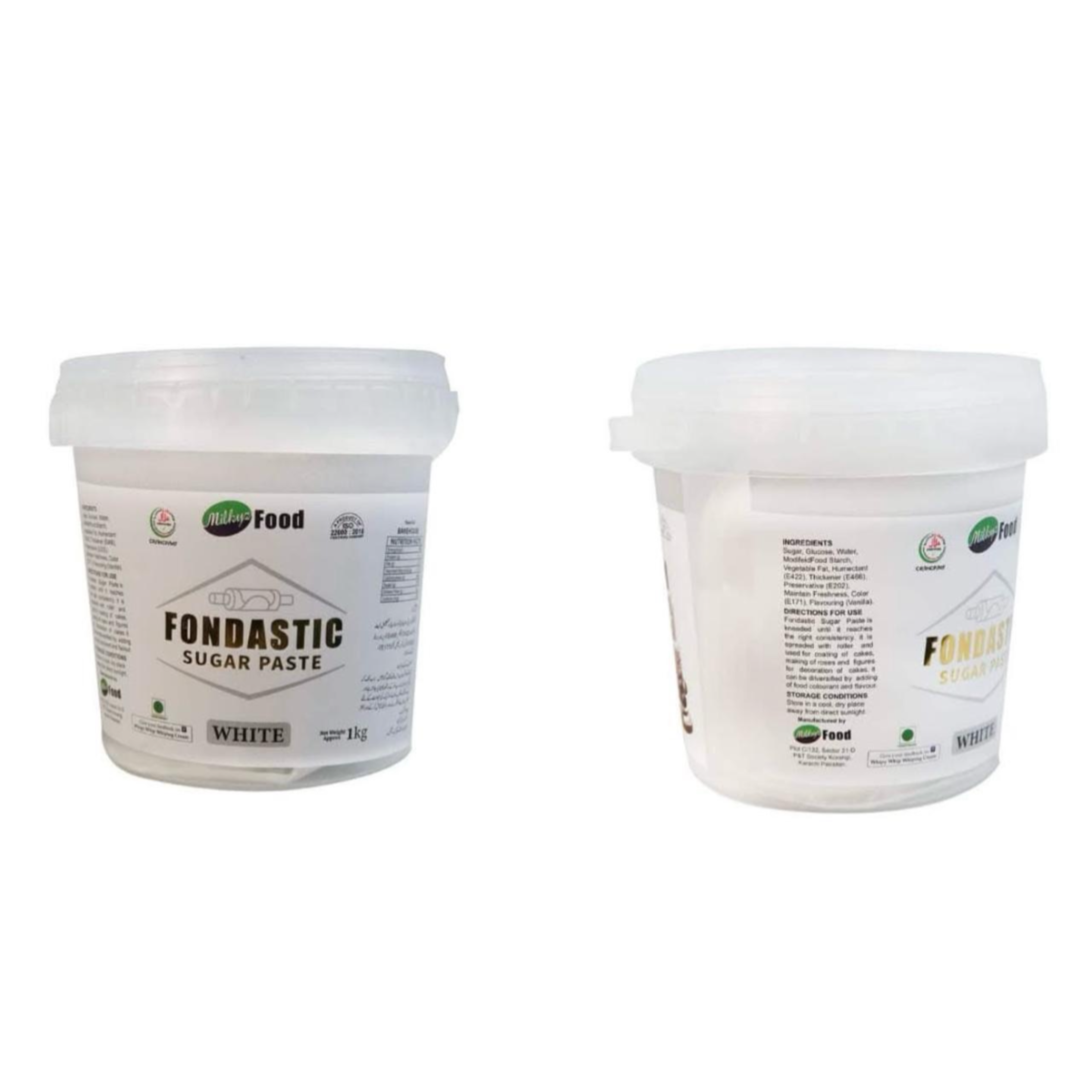 Milkyz Food Fondastic White Fondant 1Kg