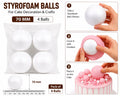 Styrofoam Balls 70mm ( 4 Balls)